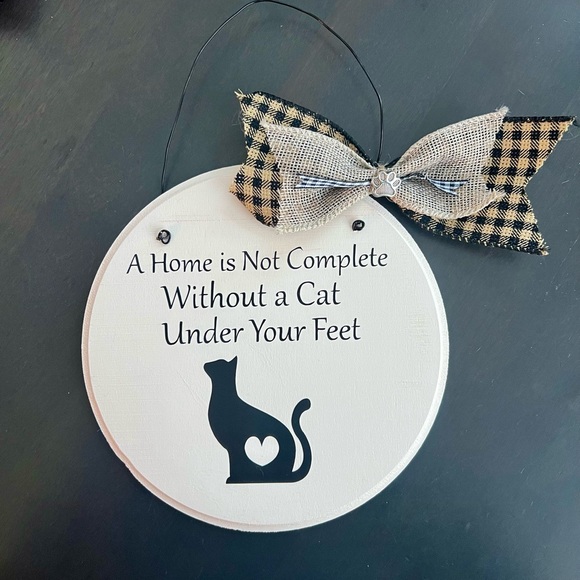 Other - 🔥3/$25 Cat Lover's Decorative Wall Sign